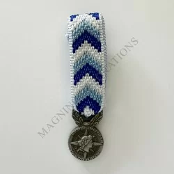 Médaille de l'engagement ultramarin classe argent réduction avers