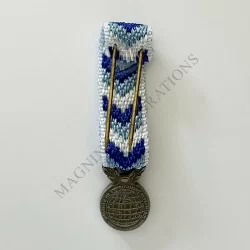 Médaille de l'engagement ultramarin classe argent réduction revers