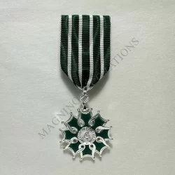 Médaille Chevalier de l'Ordre des Arts et des lettres, argent massif avers