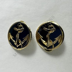 INSIGNES DE COLLET TROUPE DE MARINE