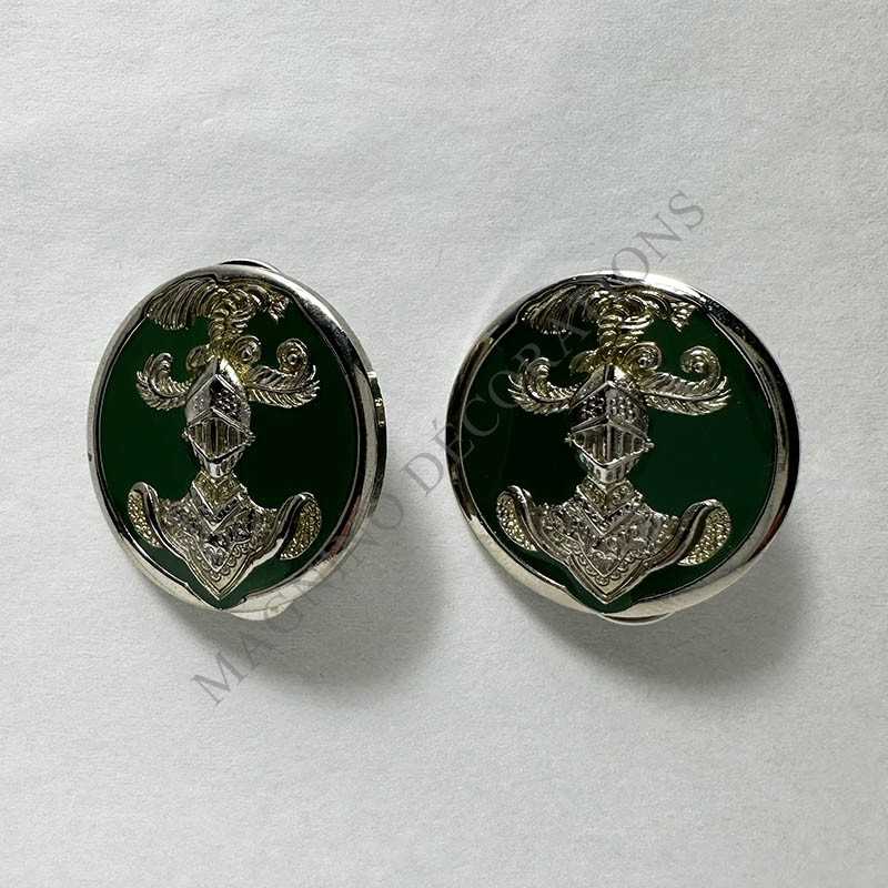 INSIGNES DE COLLET ABC CHARS DE COMBAT