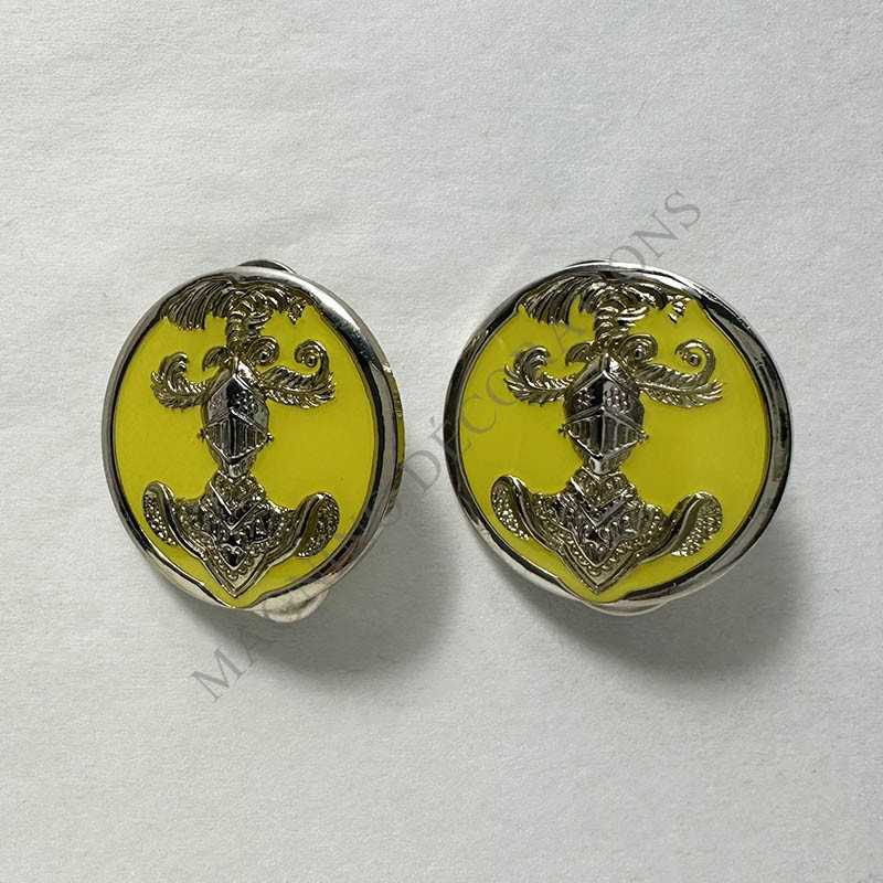 INSIGNES DE COLLET ABC CHASSEUR D'AFRIQUE