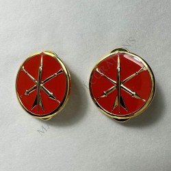 INSIGNES DE COLLET ARTILLERIE