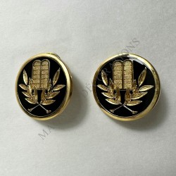 INSIGNES DE COLLET AUMONIER ISRAELITE