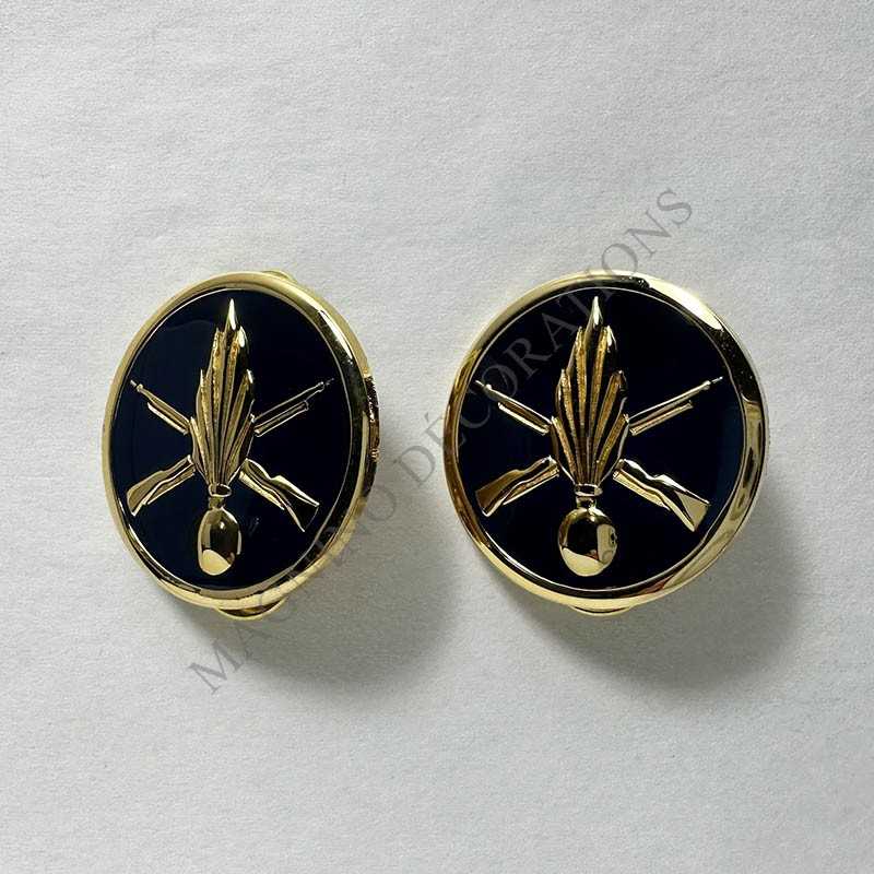 INSIGNES DE COLLET INFANTERIE