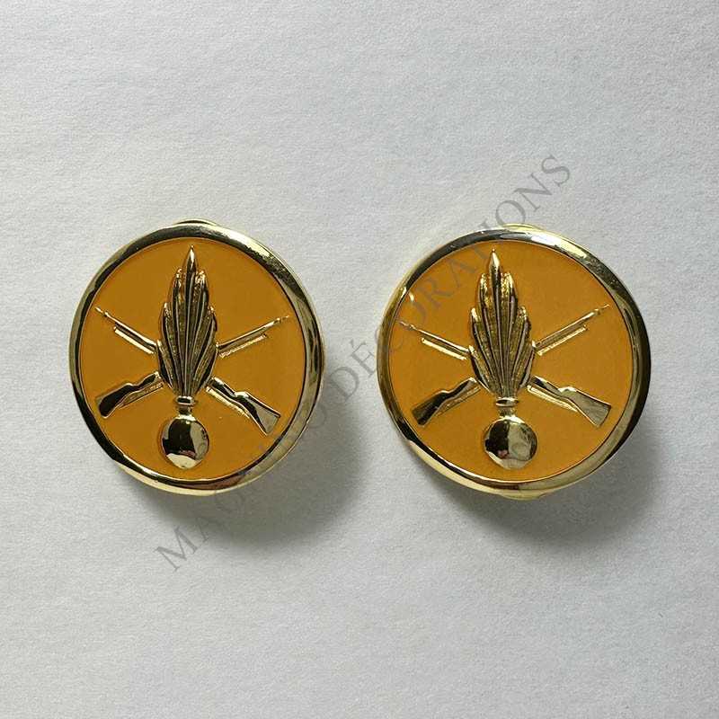 INSIGNES DE COLLET INFANTERIE PARACHUTISTE