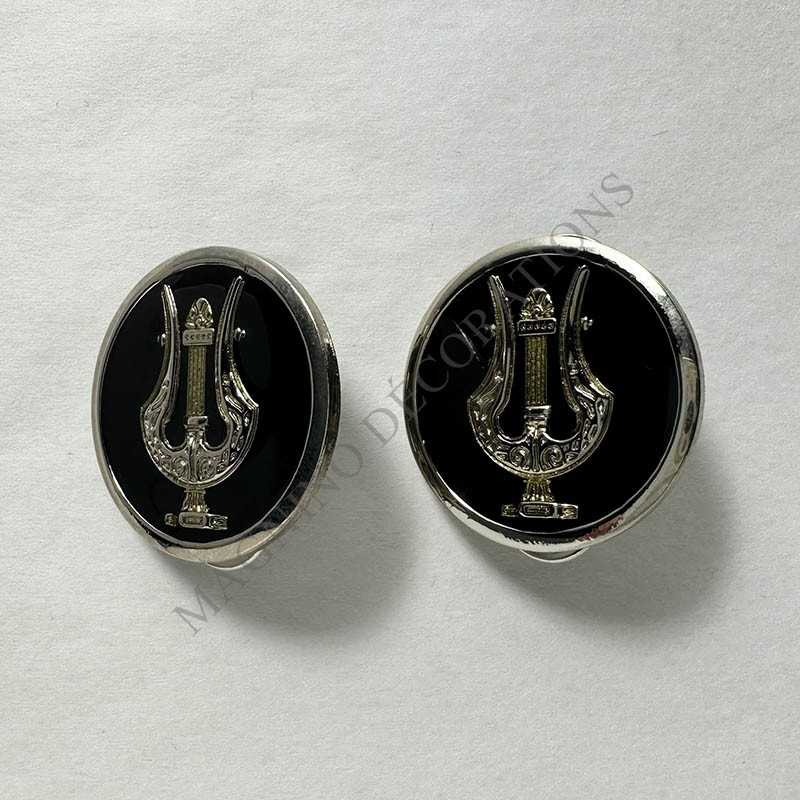 INSIGNES DE COLLET MUSIQUE MILITAIRE