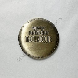 MEDAILLE DE L'ENSEIGNEMENT TECHNIQUE CLASSE BRONZE REVERS