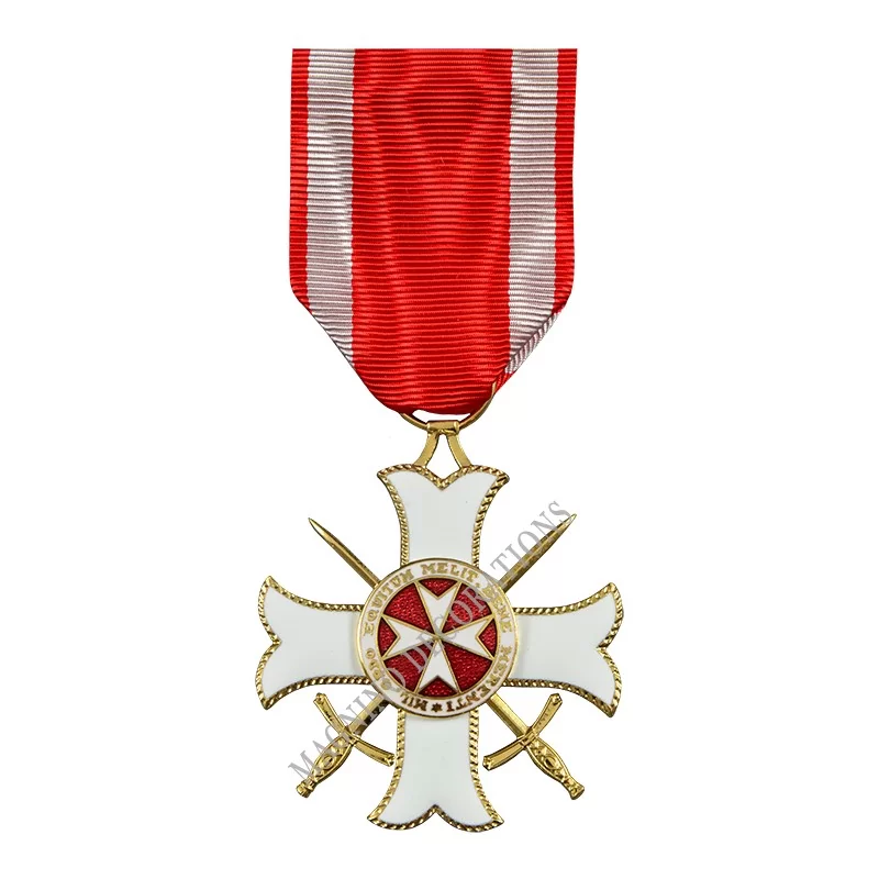 CROIX DE CHEVALIER DU MERITE DE MALTE, A TITRE MILITAIRE - 110405 - Achetez votre CROIX DE CHEVALIER DU MERITE DE MALTE, A TITRE