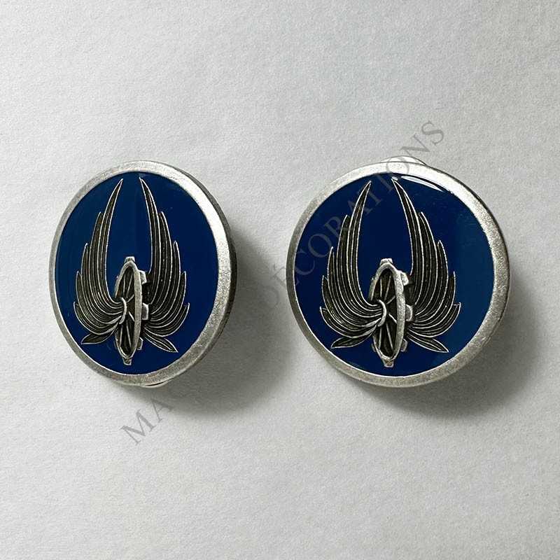 INSIGNES DE COLLET TRAIN PARA AVERS