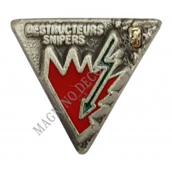 PIN'S DESTRUCTEURS SNIPERS 2° REP