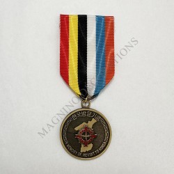 MEDAILLE COMMEMORATIVE DE COREE DU SUD POUR LES VETERANS DE LA GUERRE DE COREE AVERS