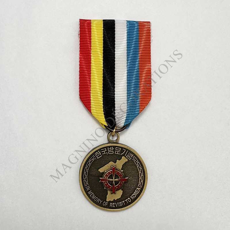 MEDAILLE COMMEMORATIVE DE COREE DU SUD POUR LES VETERANS DE LA GUERRE DE COREE AVERS