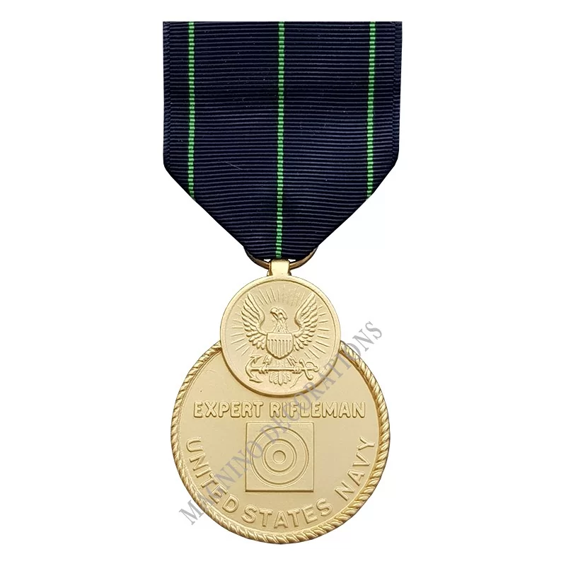 MEDAILLE EXPERT TIR FUSIL MITRAILLEUR NAVY (USA) - 110401 - Achetez votre MEDAILLE EXPERT TIR FUSIL MITRAILLEUR NAVY (USA) - Mag