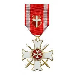 CROIX D'OFFICIER DU MERITE DE MALTE, A TITRE MILITAIRE - 110534 - Achetez votre CROIX D'OFFICIER DU MERITE DE MALTE, A TITRE MIL