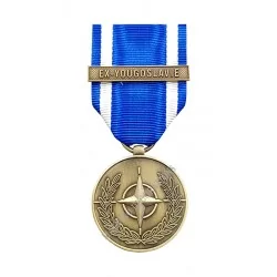 Médaille de l'OTAN Médaille de l'Organisation du Traité de l'Atlantique  Nord Kosovo avec barrette - Médailles - Décorations (10805890)