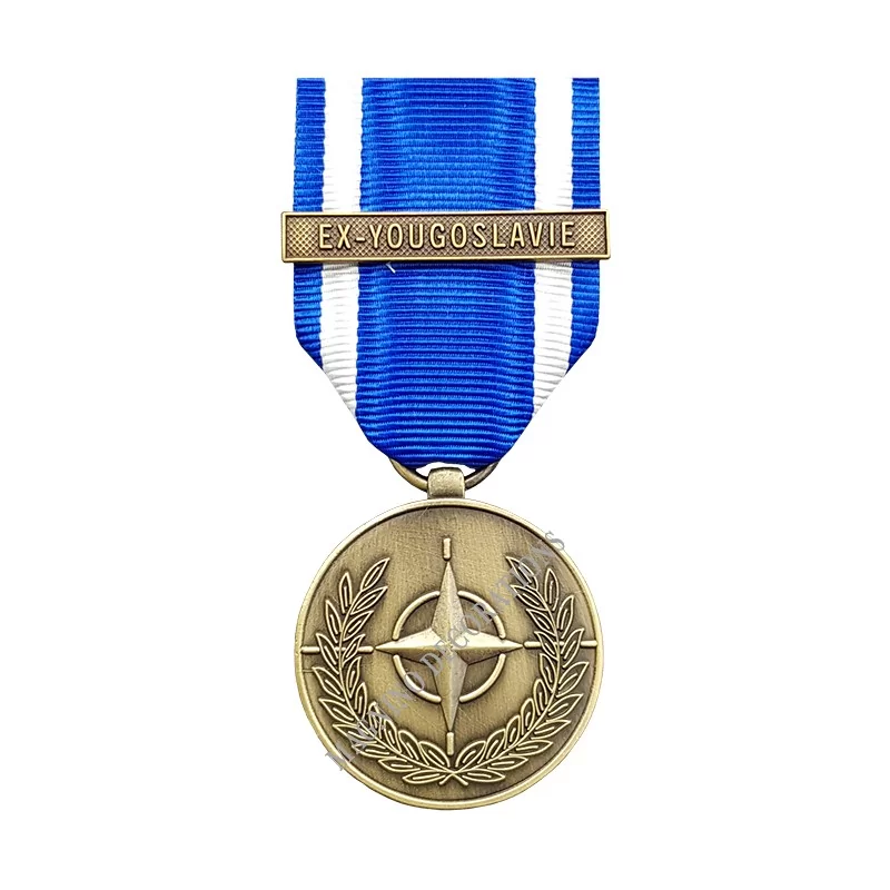 MEDAILLE OTAN EX-YOUGOSLAVIE (IFOR) - 110114 - Achetez votre MEDAILLE OTAN EX-YOUGOSLAVIE (IFOR) - Magnino Décorations - Vente d