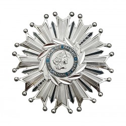 Plaque de Grand Officier de l'Ordre National du Mérite, Argent massif - 110113 - Achetez votre Plaque de Grand Officier de l'Ord