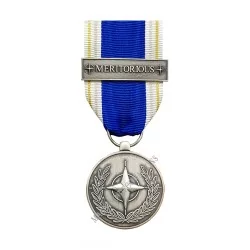 MEDAILLE OTAN MERITORIOUS - 110381 - Achetez votre MEDAILLE OTAN MERITORIOUS - Magnino Décorations - Vente de Médailles et Décor