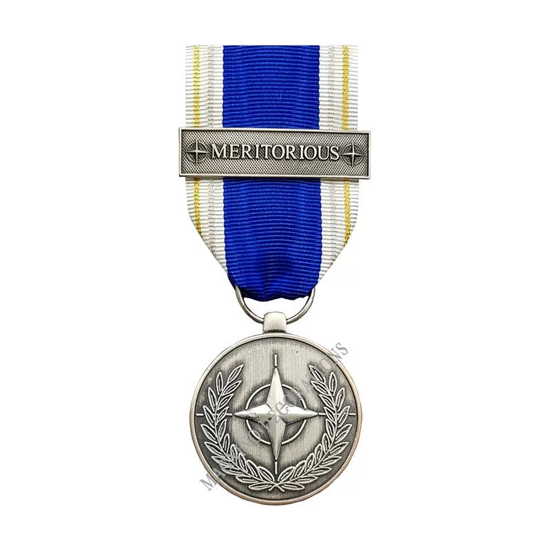 MEDAILLE OTAN MERITORIOUS - 110381 - Achetez votre MEDAILLE OTAN MERITORIOUS - Magnino Décorations - Vente de Médailles et Décor
