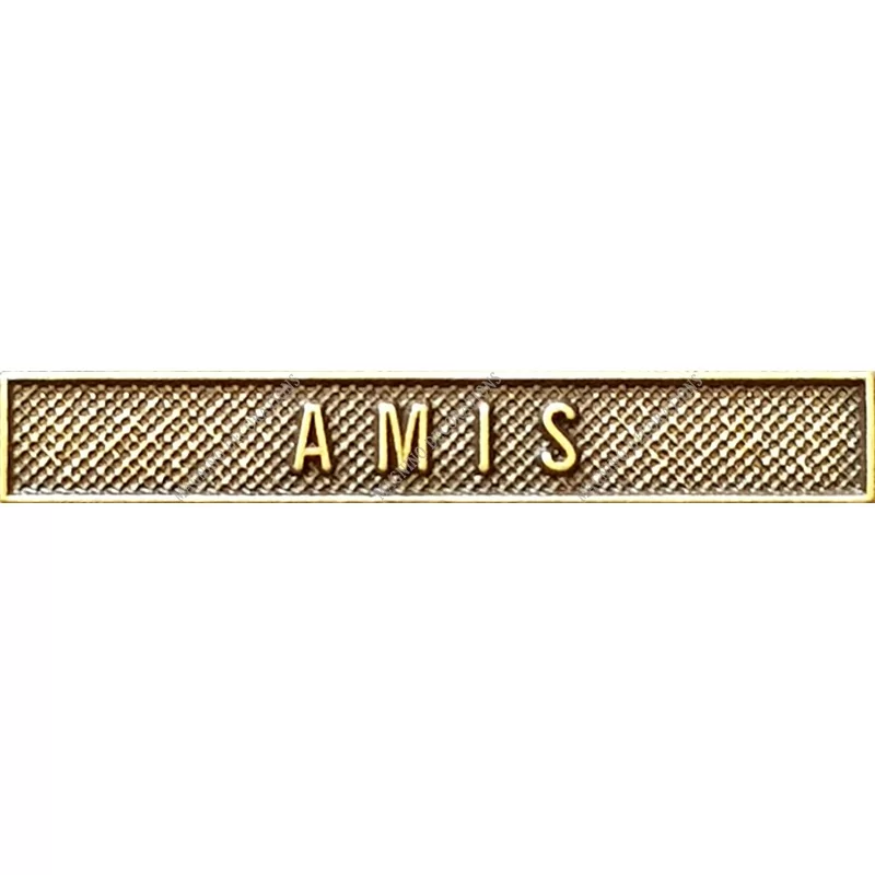 AGRAFE AMIS - 210259 - Achetez votre AGRAFE AMIS - Magnino Décorations - Vente de Médailles et Décorations - Magnino Décorations