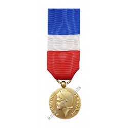 MEDAILLE D'HONNEUR DU PERSONNEL CIVIL DE LA DEFENSE 35 ANS EN BRONZE DORE