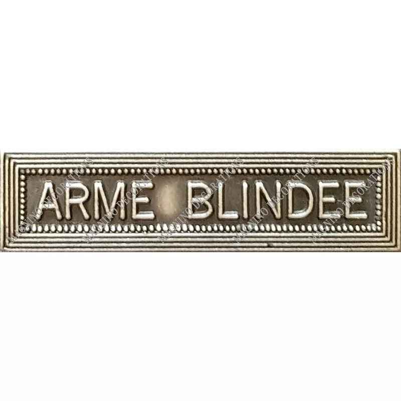 Agrafe ARME BLINDEE ordonnance - 210008 - Achetez votre Agrafe ARME BLINDEE ordonnance - Magnino Décorations - Vente de Médaille
